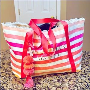 Gorgeous Victoria Secret Tote Detailed  Bag. Brand new, Big to carry everything.